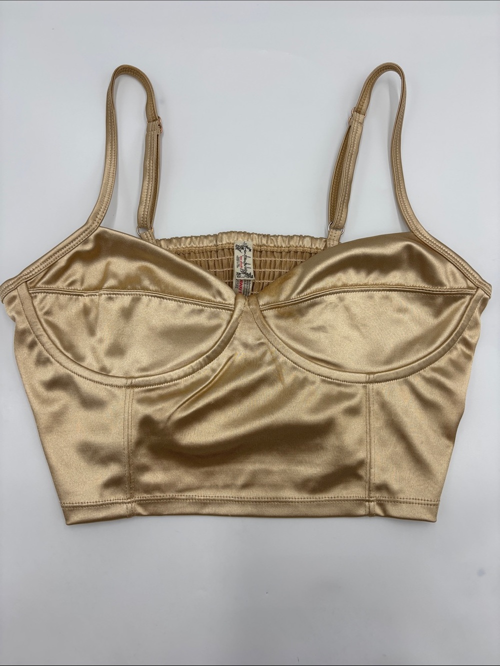 Intimately x Free People Casino Royal Brami Tank Top in Gold
